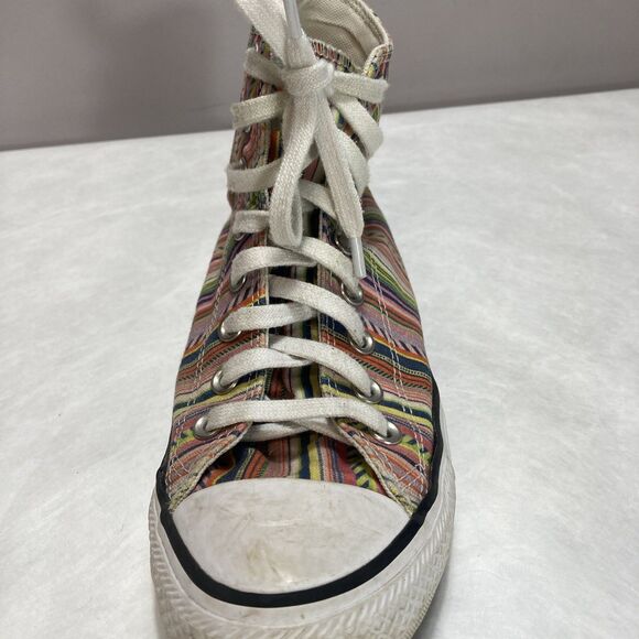 Converse Chuck Taylor All Star Canvas High Top “summer Stripes” Canvas M 7 W 9 - Picture 10 of 14